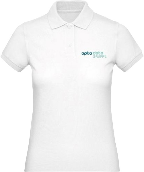 opta data Poloshirt Woman weiß