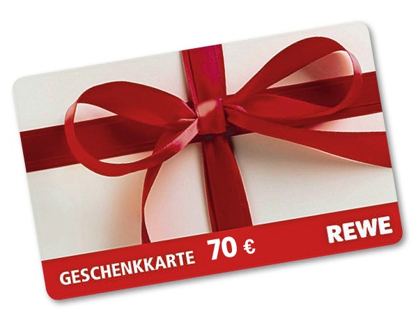 Rewe - Gutschein 70 Euro