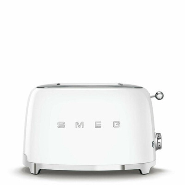 Smeg - Kompakt-Toaster 50''s Retro Style, weiß hochglanz