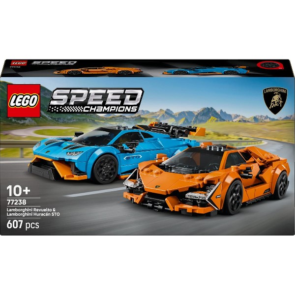 LEGO - SPEED CHAMPIONS Lamborghini Revuelto und Huracán STO