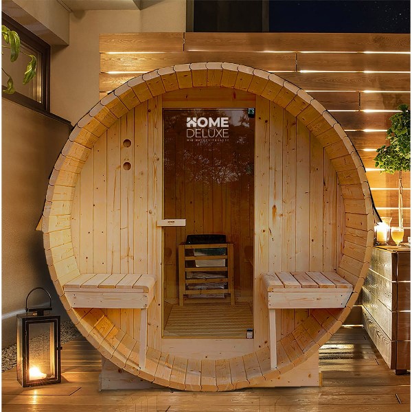 Home Deluxe - Outdoor-Fasssauna 