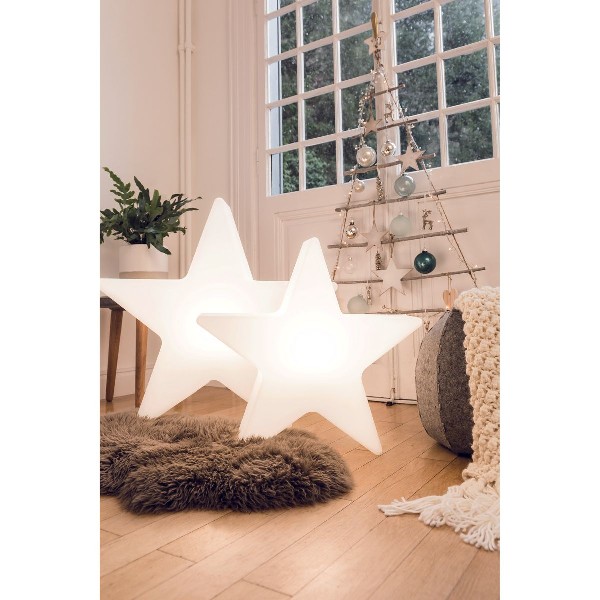 8 Seasons - Außen-und Innenleuchte Shining Star Ø60 cm, weiß