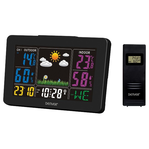 Denver - Wetterstation WS-540 mit Farbdisplay