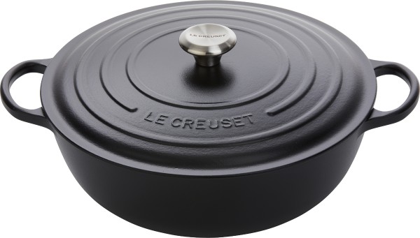 Le Creuset - Gusseisen-Bräter "La Marmite Signature" 26 cm, schwarz