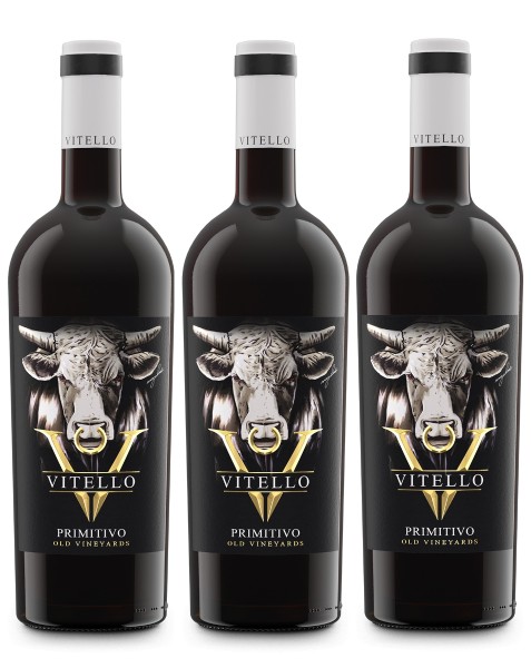 Vitello - Primitivo Old Vineyards IGP 0,75l, 3 Fl.