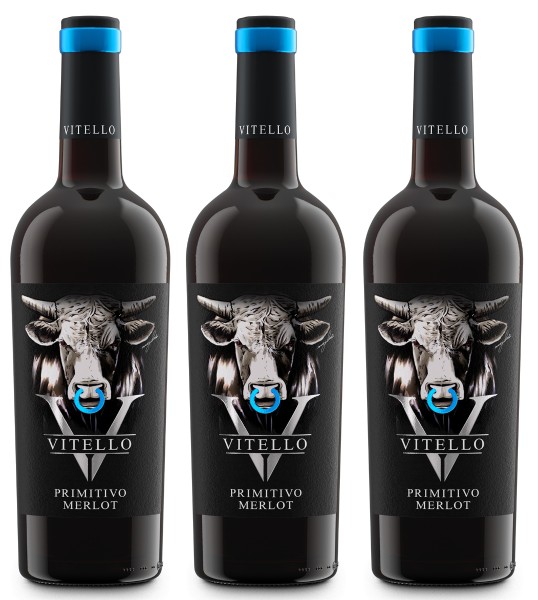 Vitello - Primitivo Merlot IGP 0,75l, 3 Fl.