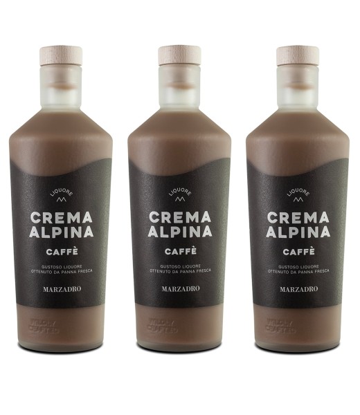 Marzadro - Crema Alpina Caffè 17% Vol. 0,7l, 3 Fl.