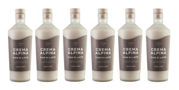 Marzadro - Crema Alpina Fior di Latte 17% Vol. 0,7l, 6 Fl.