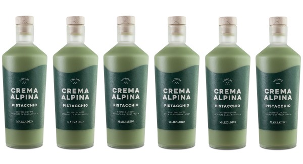 Marzadro - Crema Alpina Pistacchio 17% Vol. 0,7l, 6 Fl.