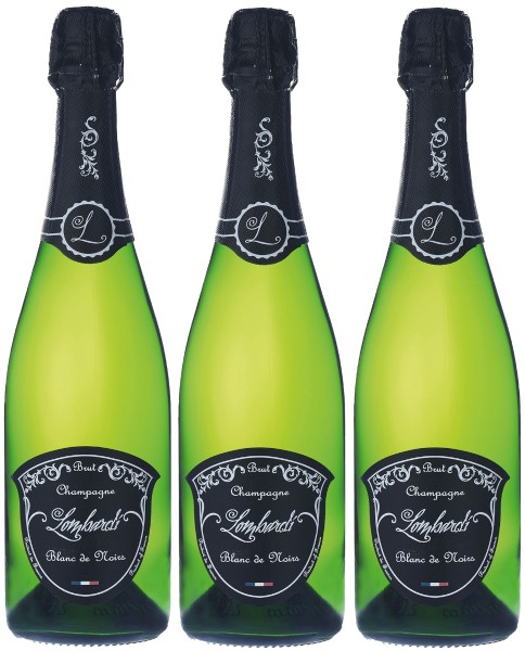 Lombardi - Champagne Blanc de Noirs 0,75l, 3 Fl.