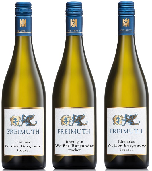 Freimuth - Weißer Burgunder 0,75l, 3 Fl.