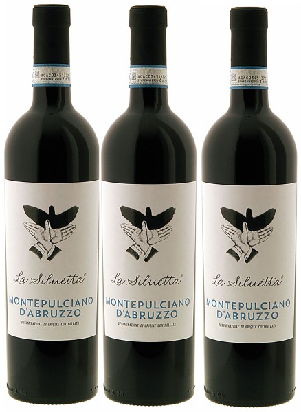 La Siluetta - Montepulciano d'Abruzzo DOC 0,75l, 3 Fl.