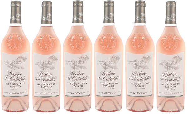 Podere don Cataldo - Negroamaro Rosato Salento IGT 0,75l, 6 Fl.