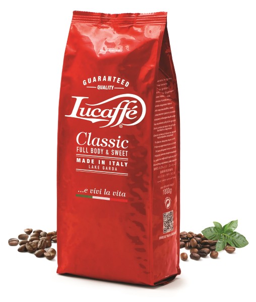 Lucaffe CLASSIC Kaffee ganze Bohnen 1 kg, 2 St.