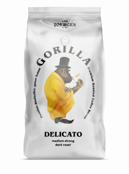 gorilla - Espresso Delicato ganze Bohnen mild 1 kg, 2 St.