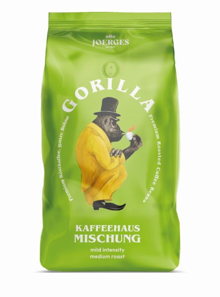 gorilla - Kaffeehaus ganze Bohnen 1 kg, 2 St.