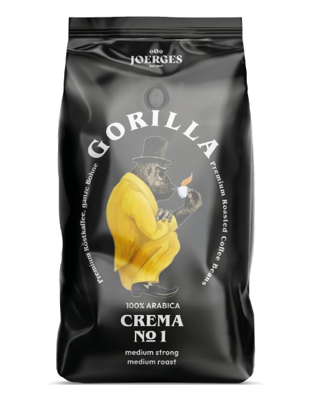 gorilla - Espresso Crema No.1 ganze Bohnen 1 kg, 2 St.