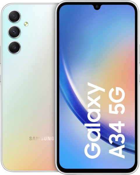 Samsung - Smartphone Galaxy A34 5G 128 GB, silver